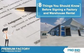 8 Things You Should Know Before Signing a Factory and Warehouse Rental Contract