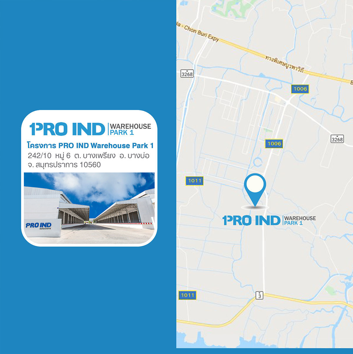 Pro Ind Warehouse Park 1 google map